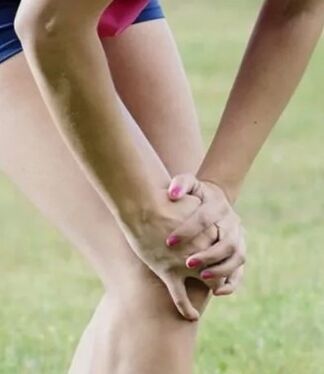 Knee pain in osteocondrosis